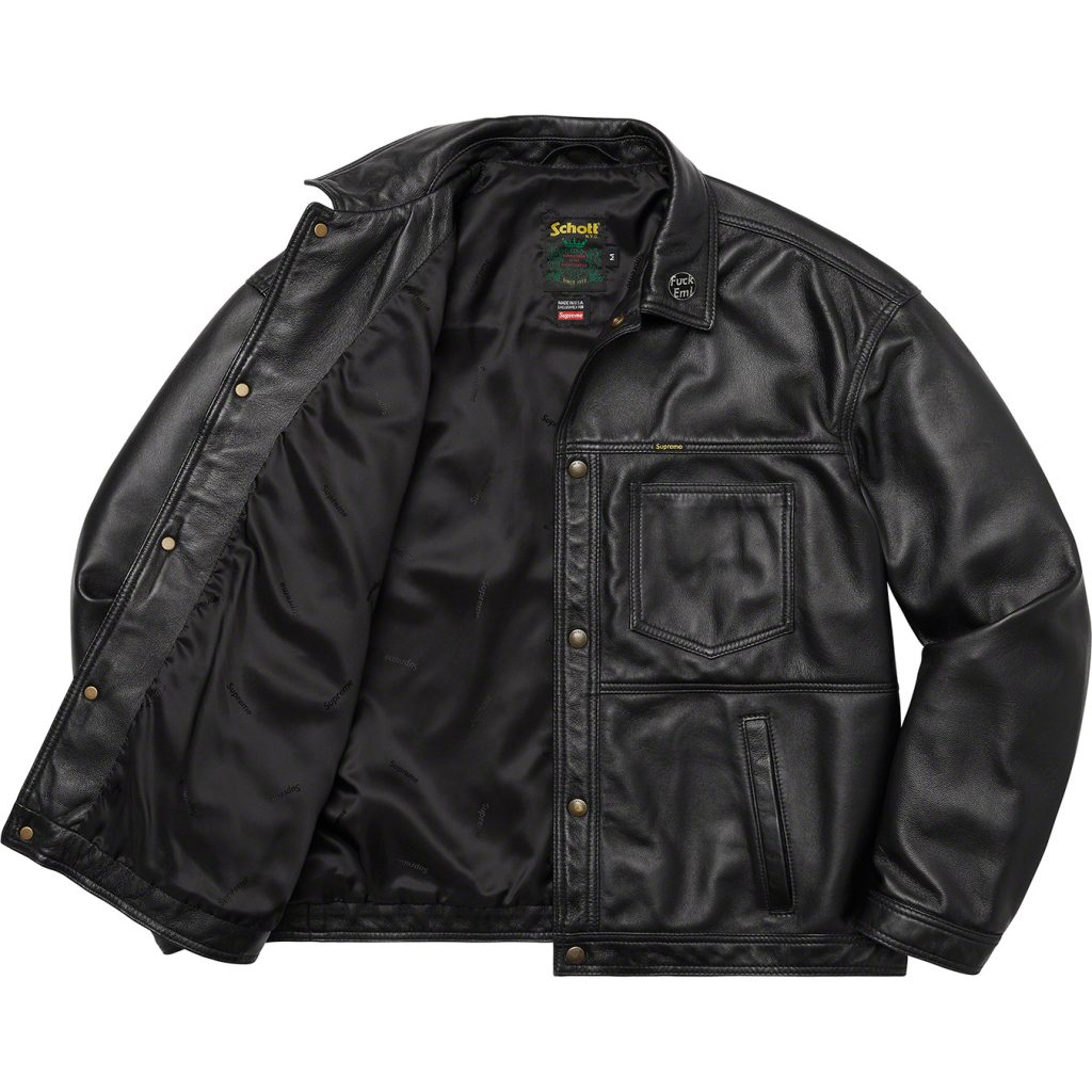 supreme-22ss-supreme-schott-leather-work-jacket