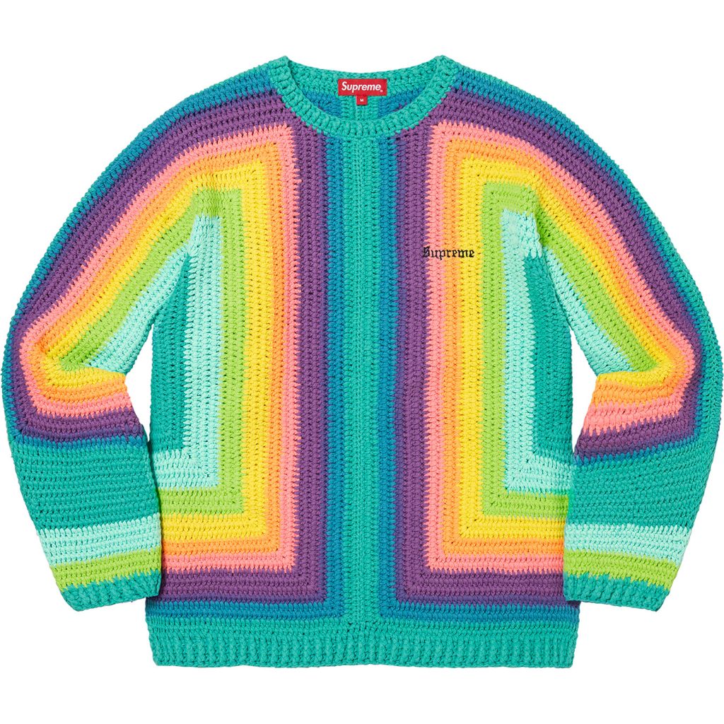 supreme-22ss-hand-crocheted-sweater
