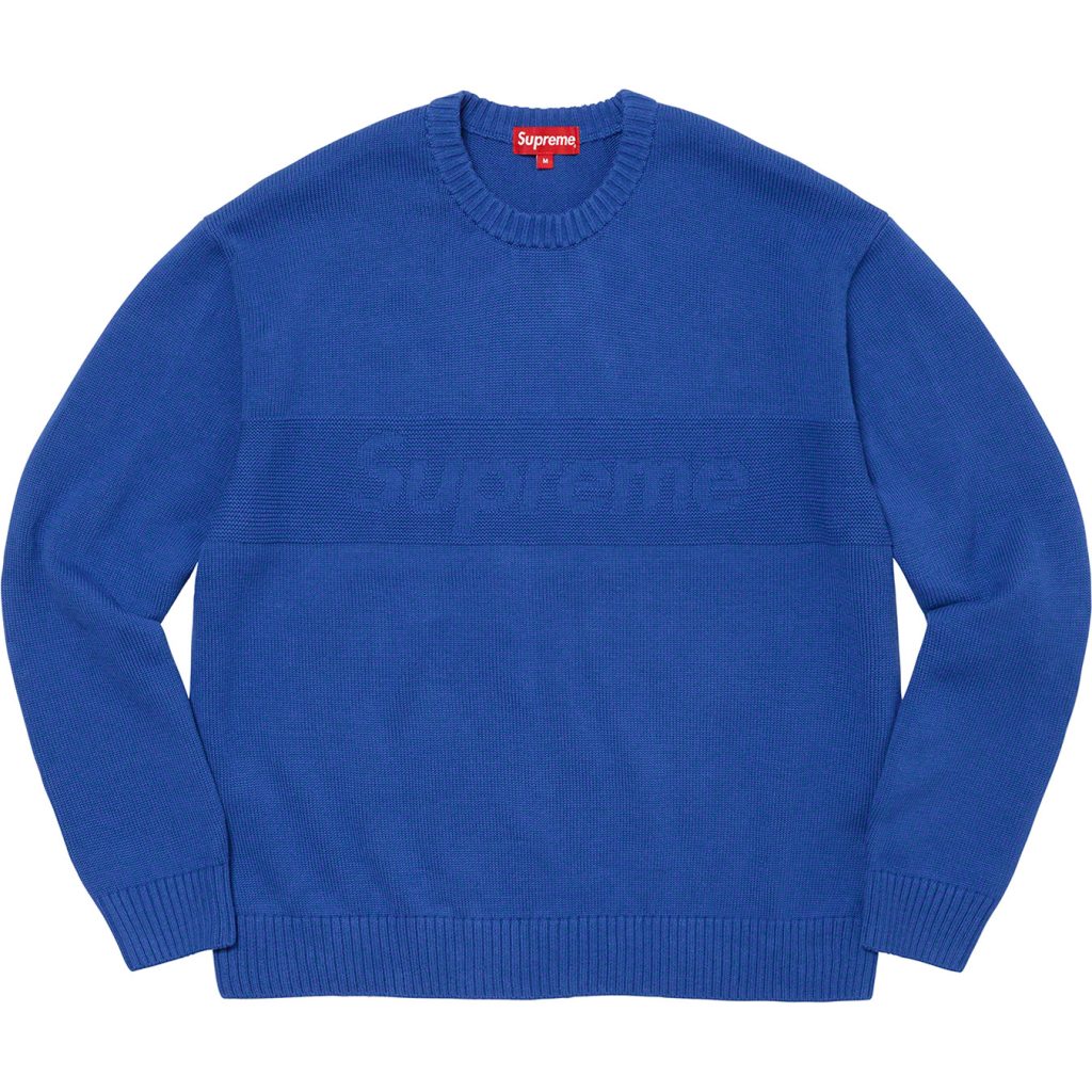 supreme-22ss-tonal-paneled-sweater