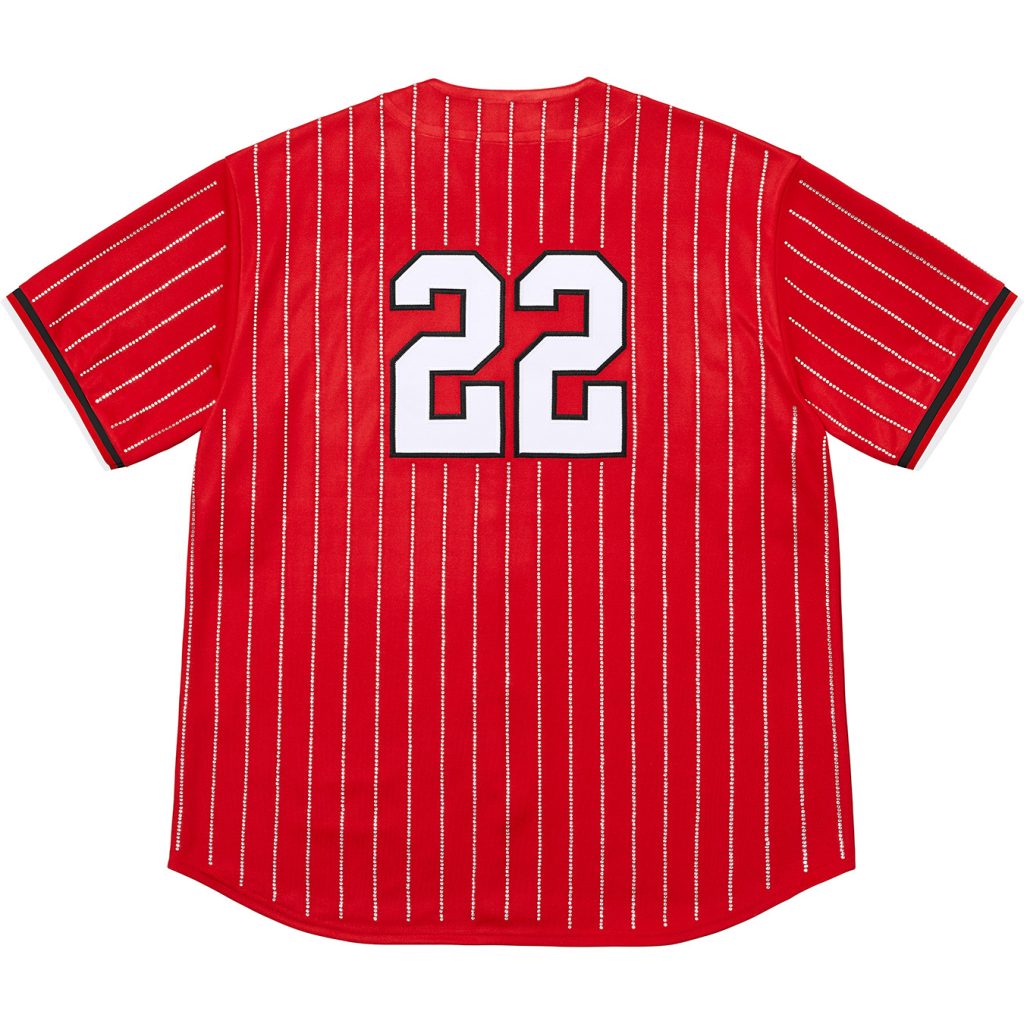 supreme-22ss-rhinestone-stripe-baseball-jersey