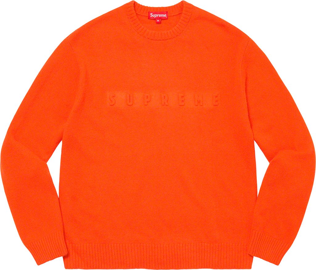 supreme-22aw-22fw-embossed-sweater
