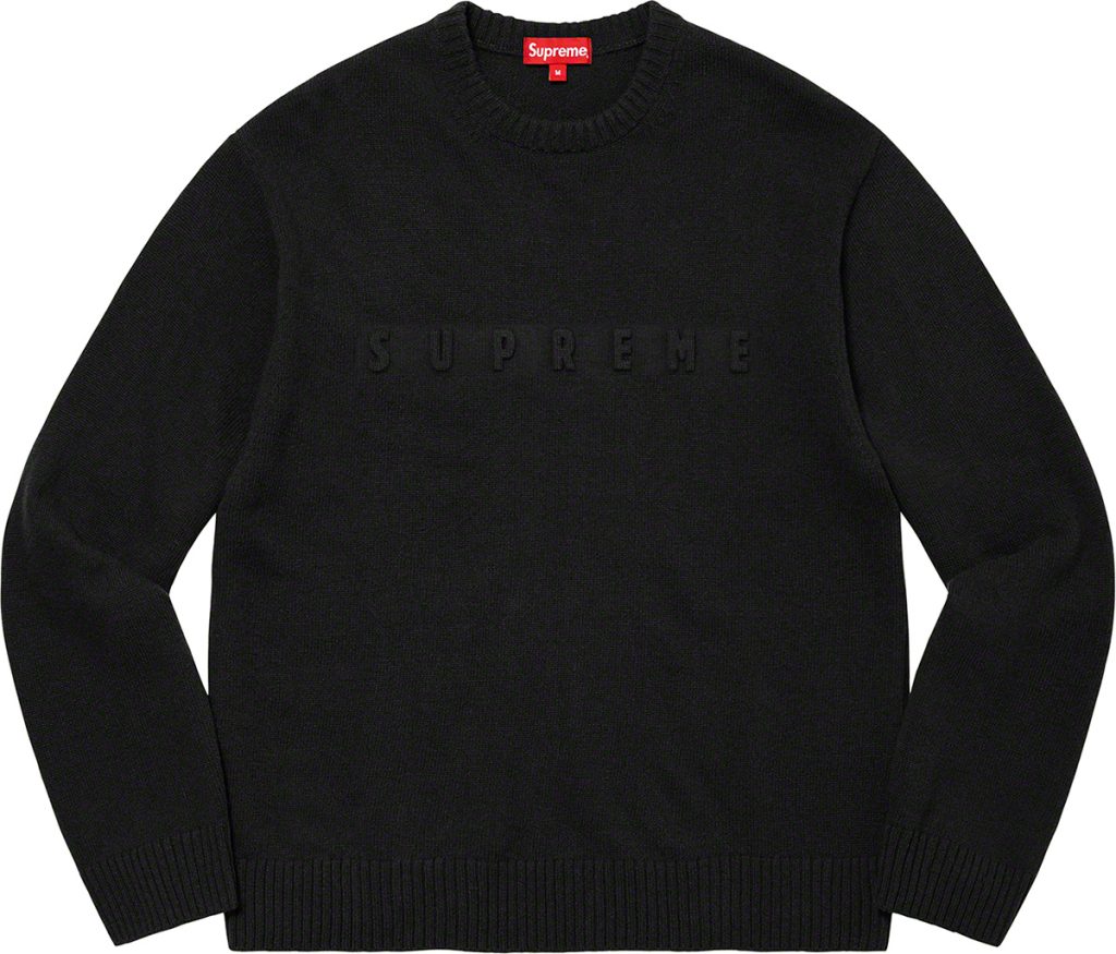 supreme-22aw-22fw-embossed-sweater
