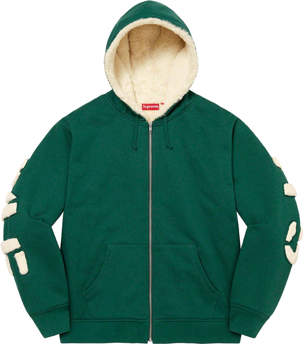 supreme-22aw-22fw-faux-fur-lined-zip-up-hooded-sweatshirt