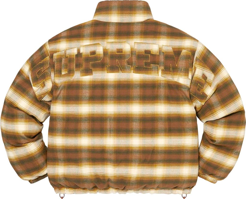 supreme-22aw-22fw-flannel-reversible-puffer-jacket