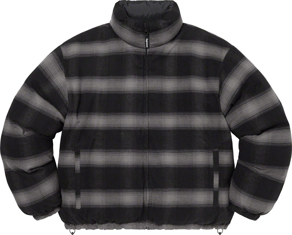 supreme-22aw-22fw-flannel-reversible-puffer-jacket