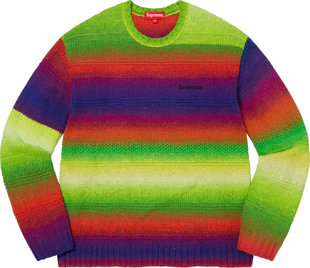 supreme-22aw-22fw-gradient-stripe-sweater