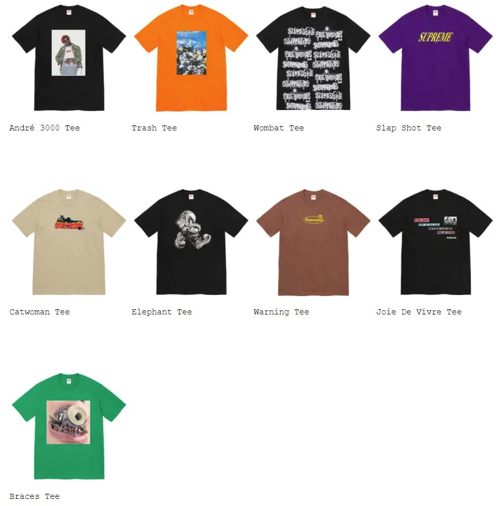 シュプリーム　bananaＴシャツ Tシャツ/カットソー(半袖/袖なし) セール販売店舗