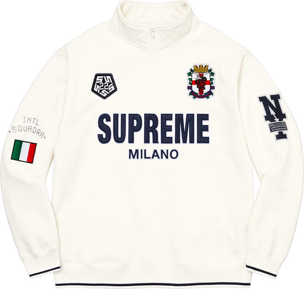 supreme-22aw-22fw-milano-half-zip-pullover