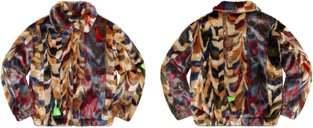 supreme-22aw-22fw-multicolor-faux-fur-bomber-jacket