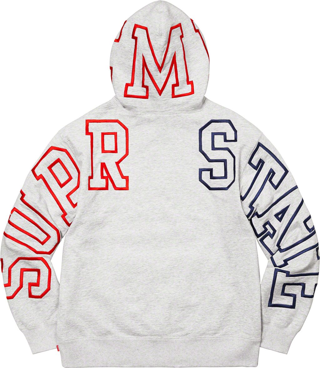 Supreme 22AW State Hooded Sweatshirt