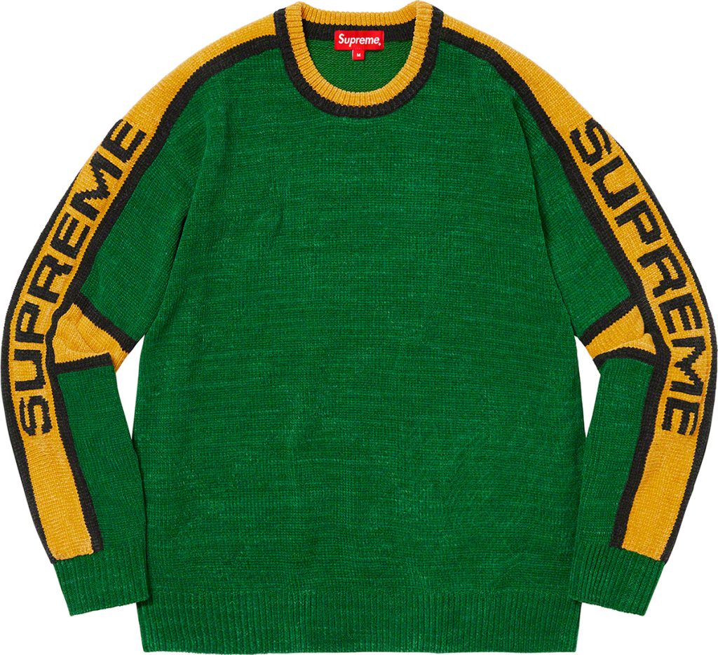 supreme-22aw-22fw-stripe-chenille-sweater