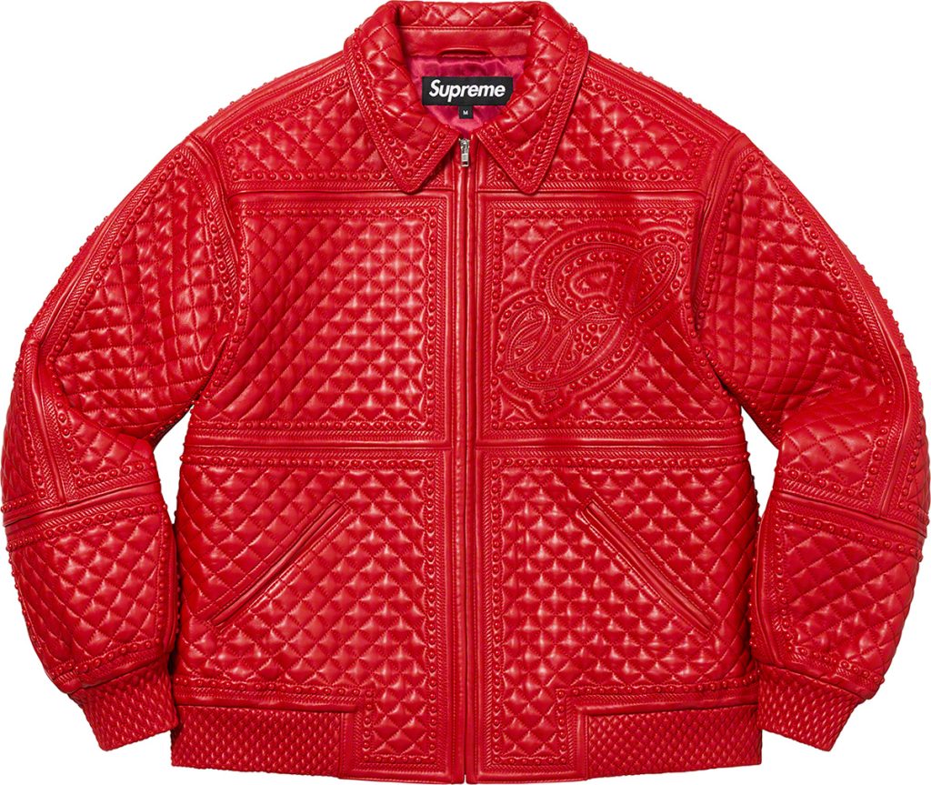 supreme-22aw-22fw-studded-quilted-leather-jacket