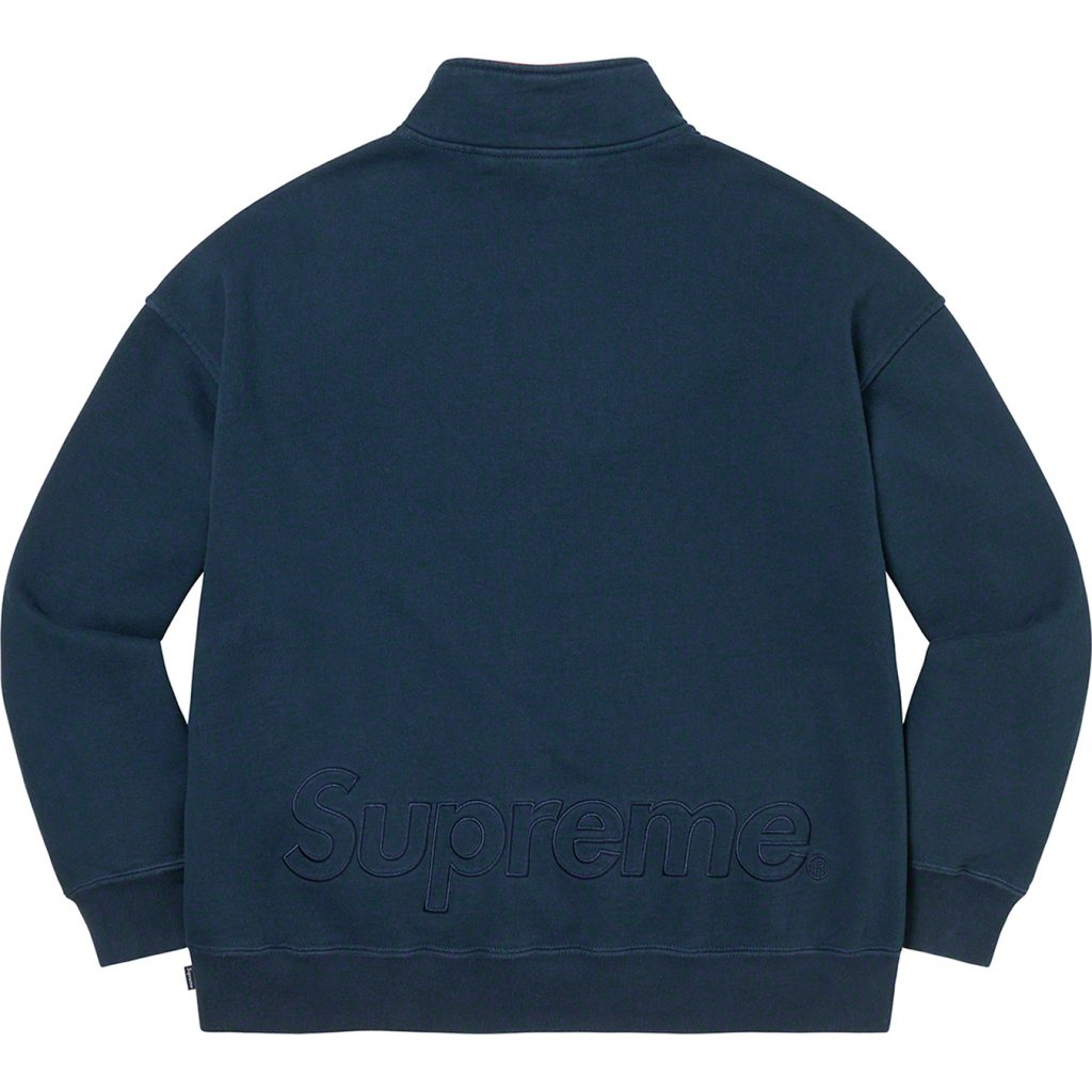 supreme-22aw-22fw-washed-half-zip-pullover