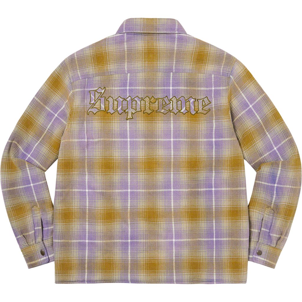 supreme-22aw-22fw-shearling-lined-flannel-shirt