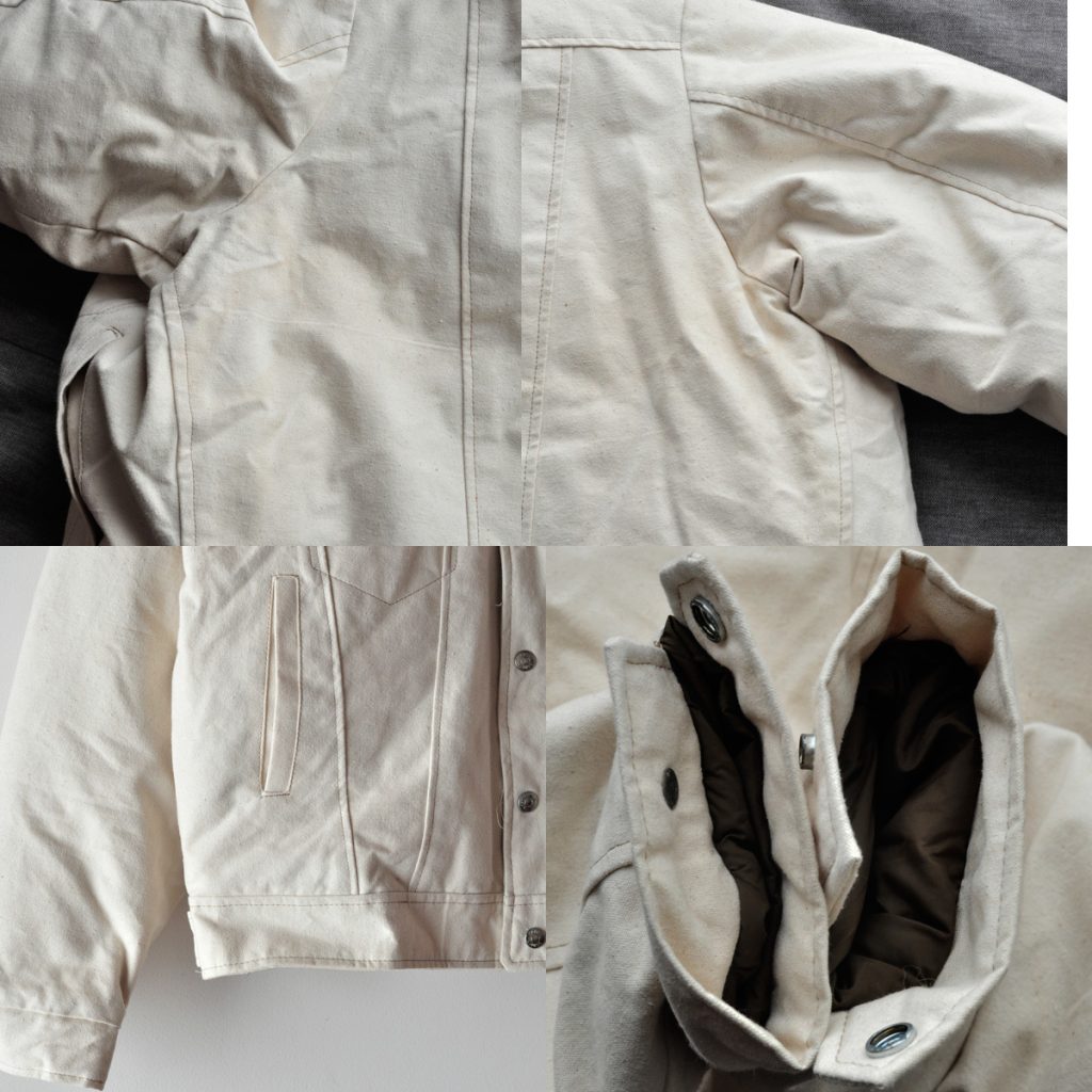 schott-canvas-down-trucker-jacket-90s