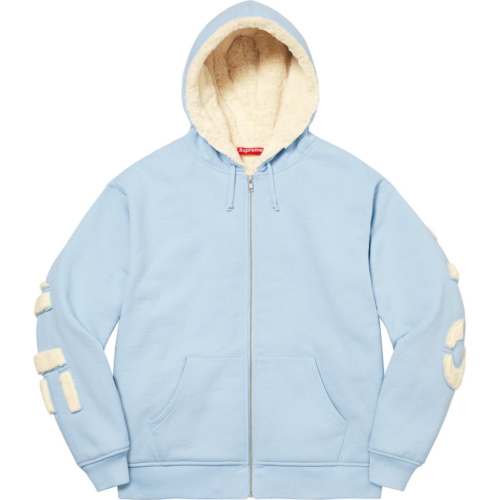 supreme-22aw-22fw-faux-fur-lined-zip-up-hooded-sweatshirt