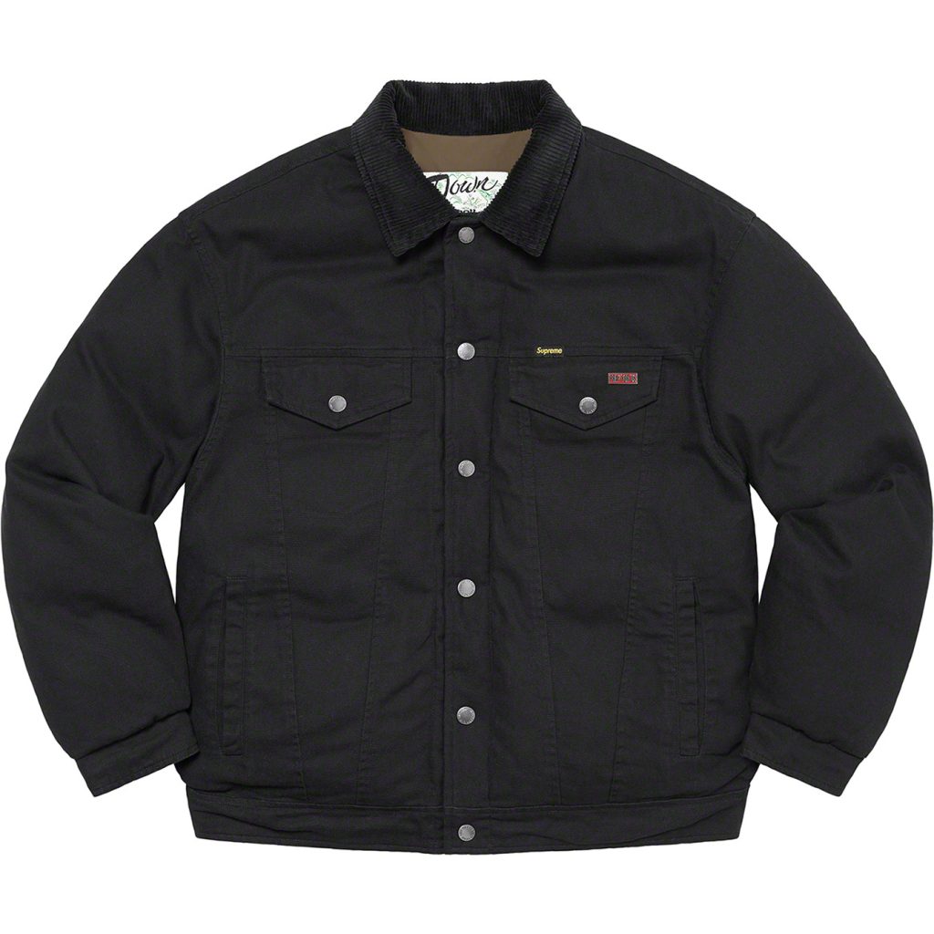 supreme-22aw-22fw-supreme-schott-canvas-down-trucker-jacket