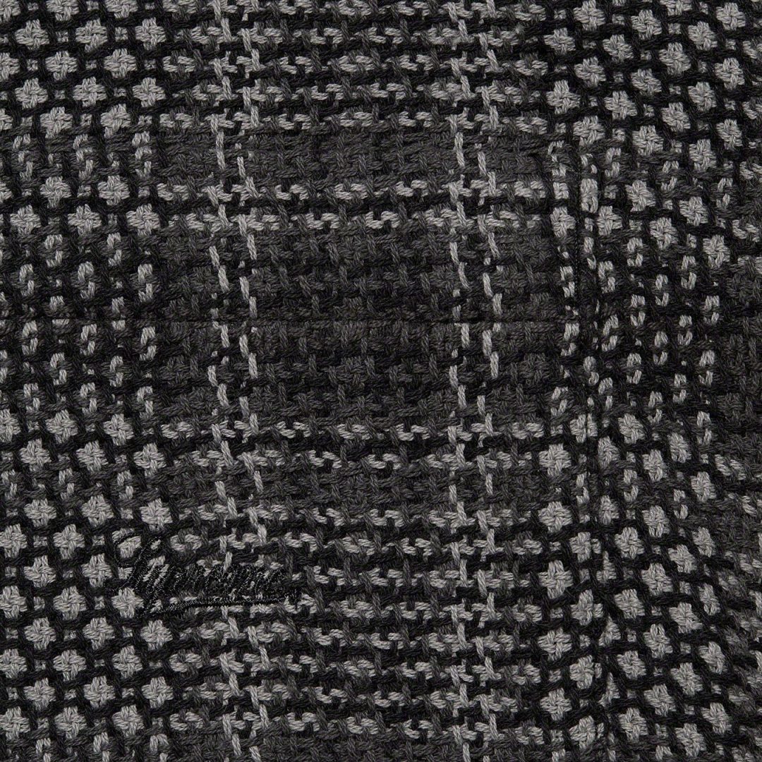 supreme-23ss-basket-weave-plaid-shirt