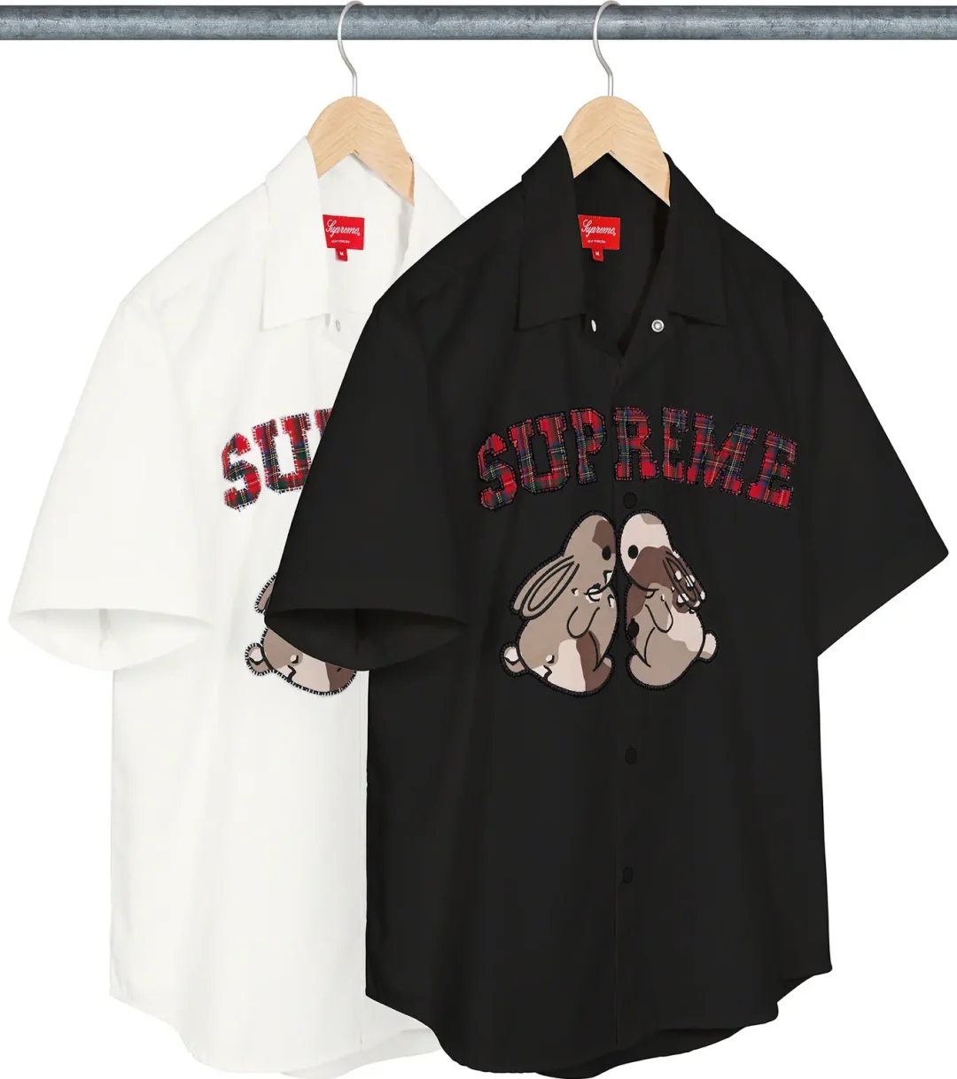 supreme-23ss-bunnies-s-s-work-shirt