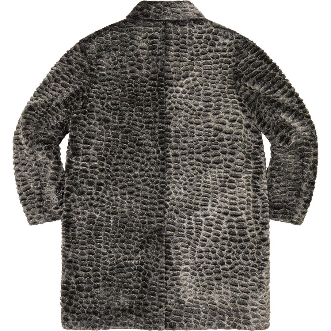 supreme-23ss-croc-faux-fur-overcoat