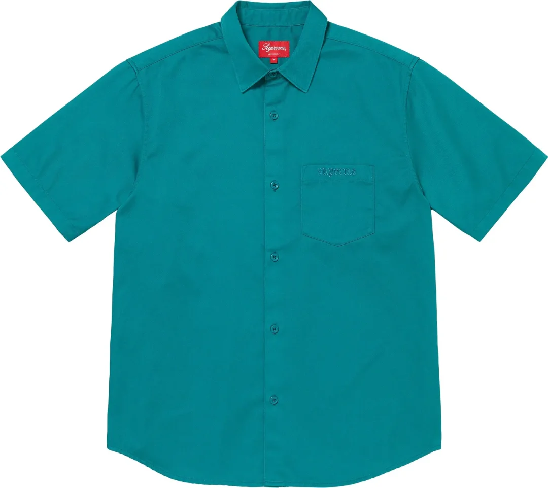 supreme-23ss-croc-patch-s-s-work-shirt