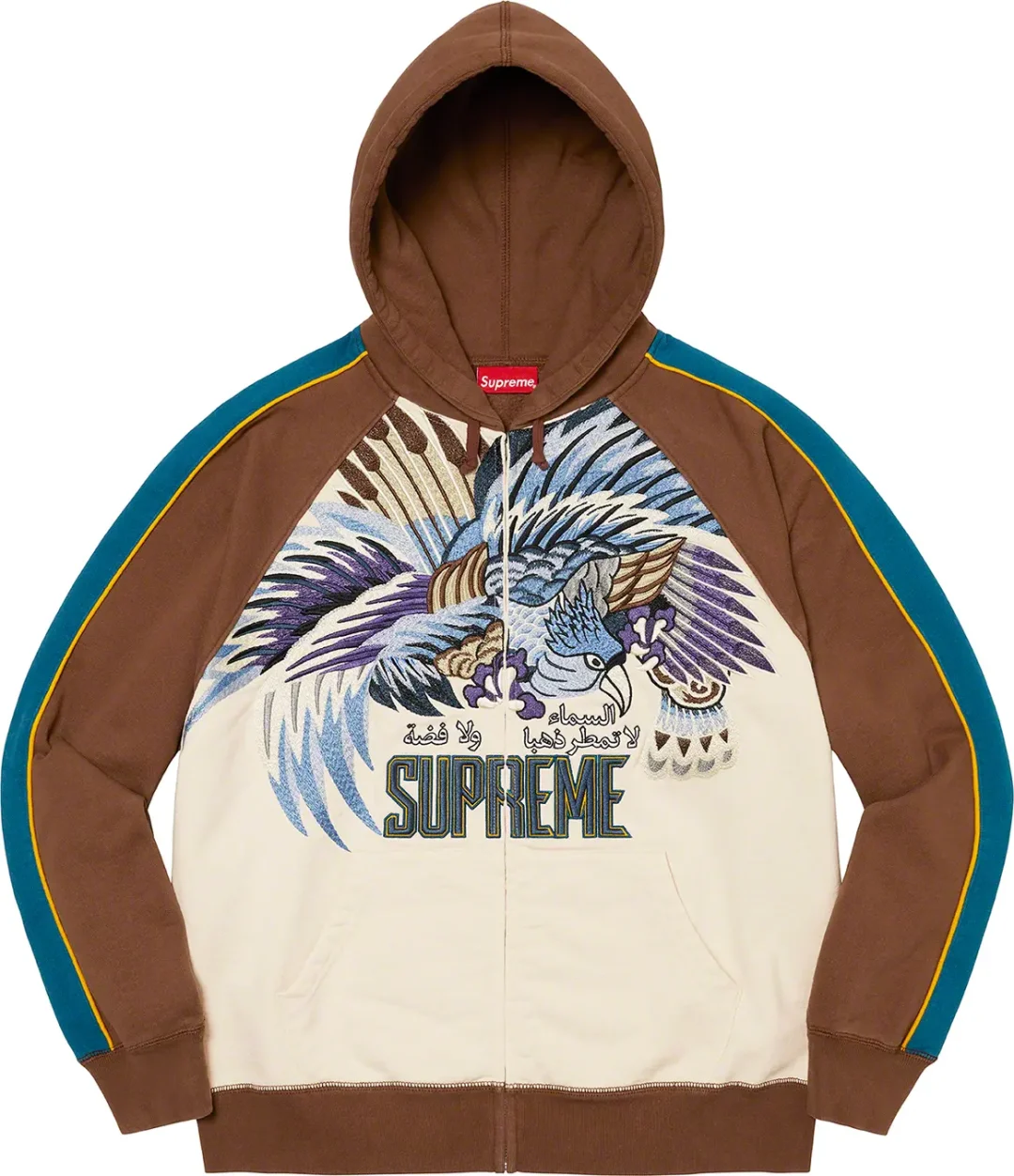 supreme-23ss-falcon-raglan-zip-up-hooded-sweatshirt