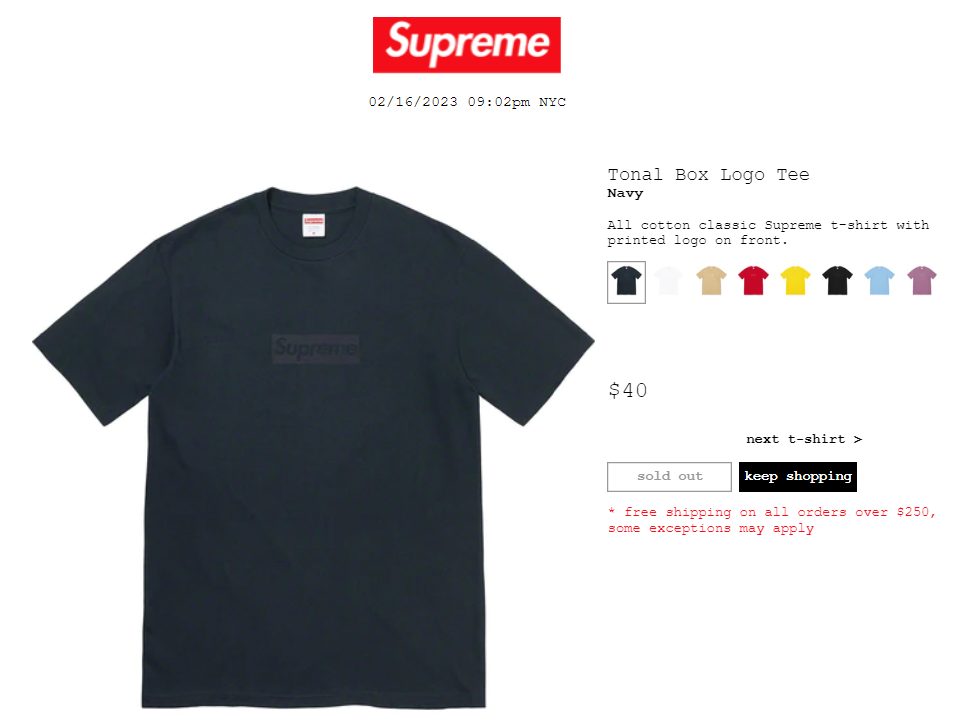 supreme-23ss-launch-20230218-week1-release-items