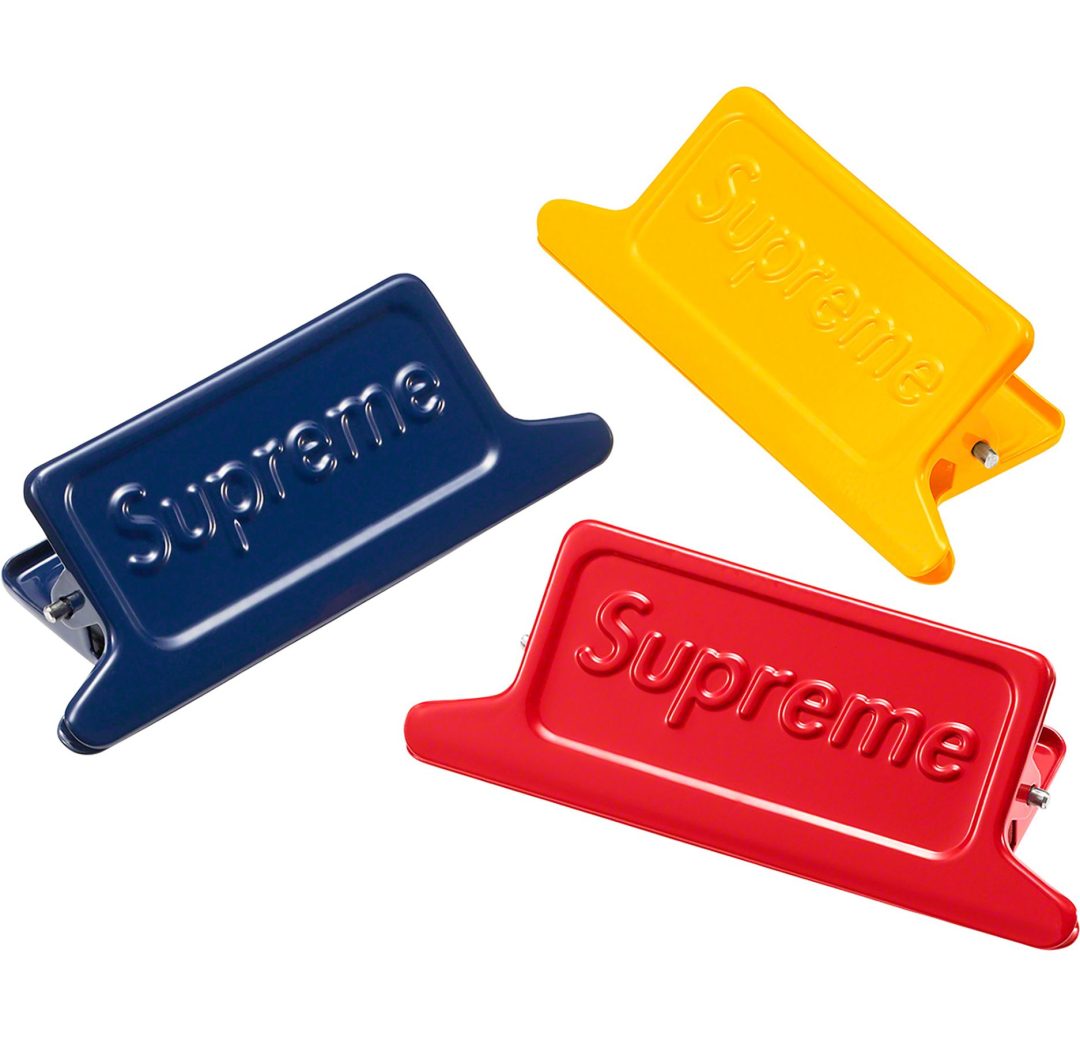 supreme-23ss-supreme-dulton-small-clips-set-of-3
