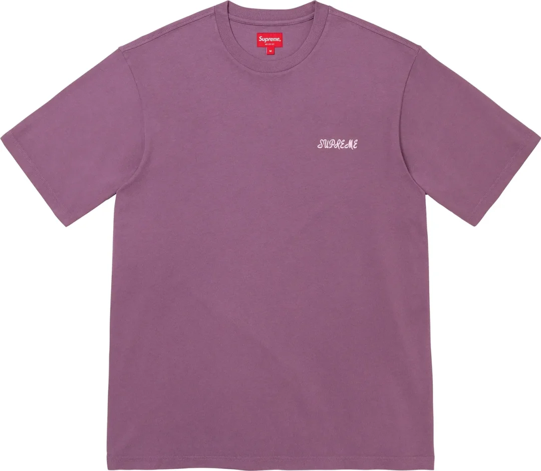 supreme-23ss-washed-script-s-s-top