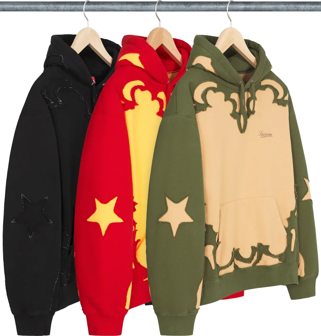 supreme-23ss-western-cut-out-hooded-sweatshirt