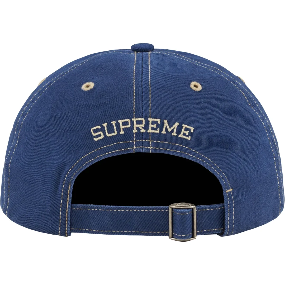 supreme-23ss-visor-stitch-6-panel
