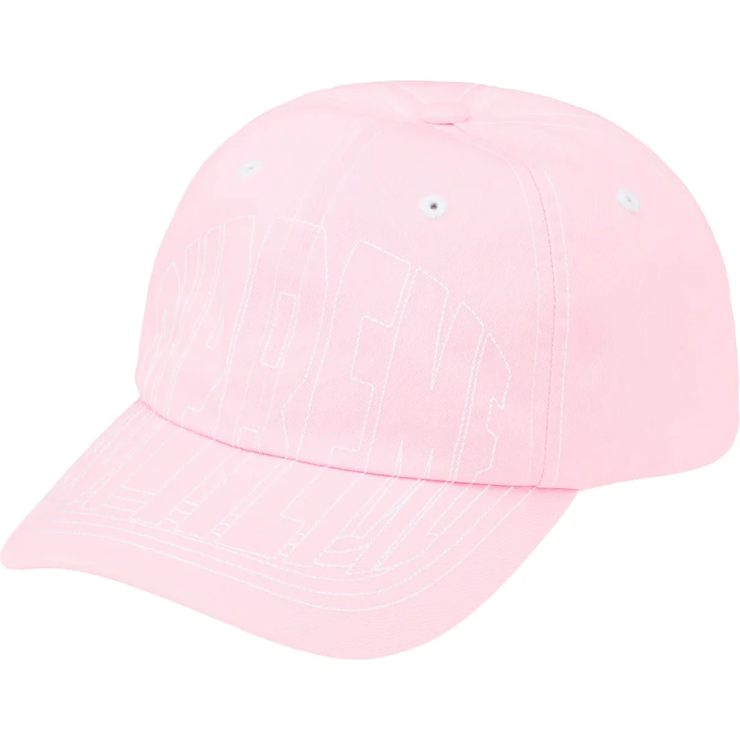supreme-23ss-visor-stitch-6-panel