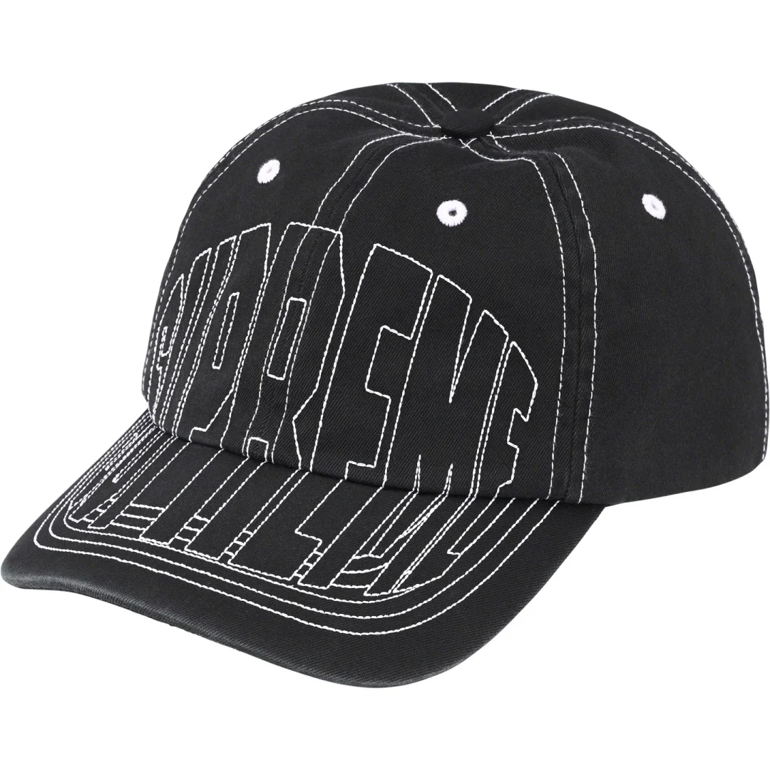 supreme-23ss-visor-stitch-6-panel