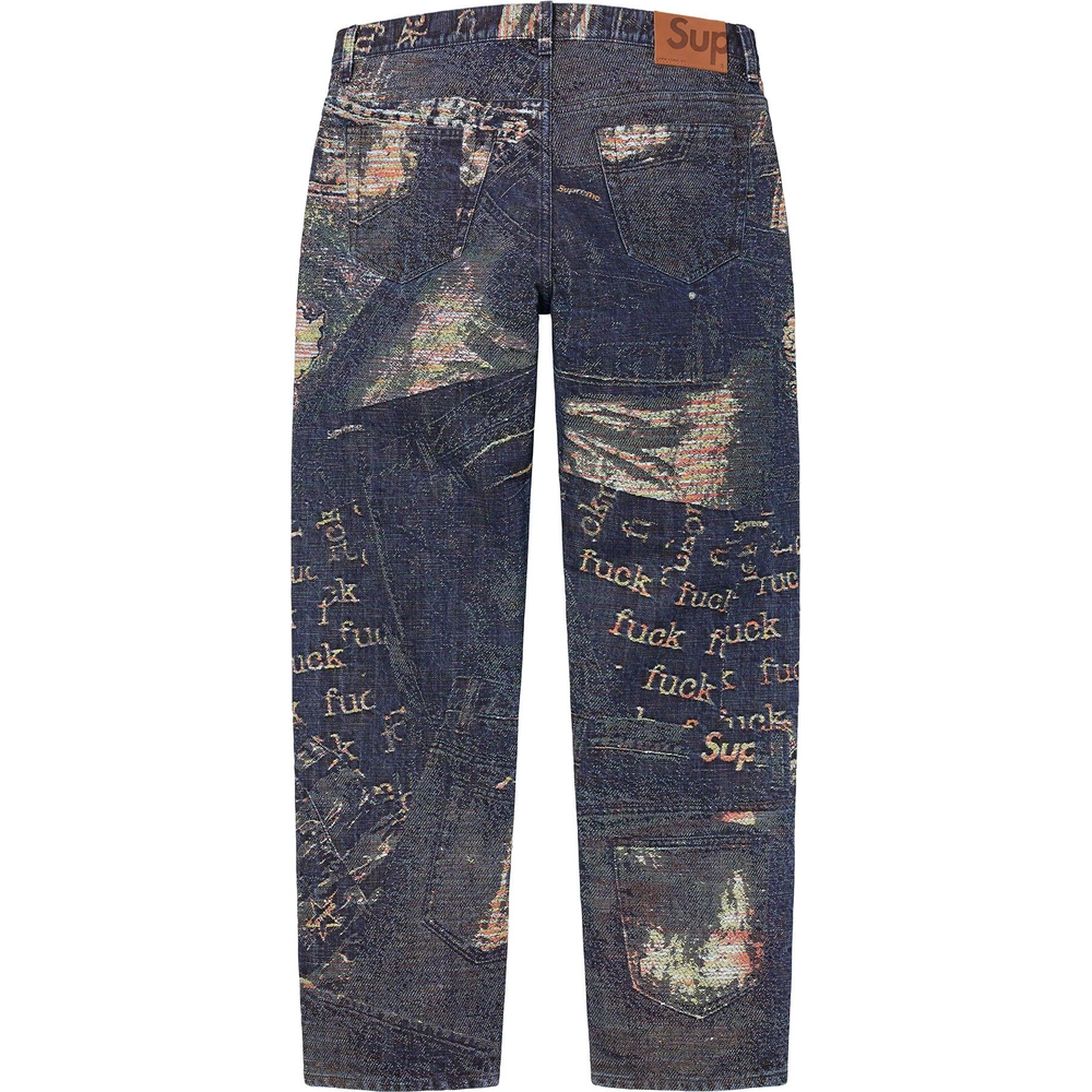 suprem-23ss-archive-denim-jacquard-regular-jean