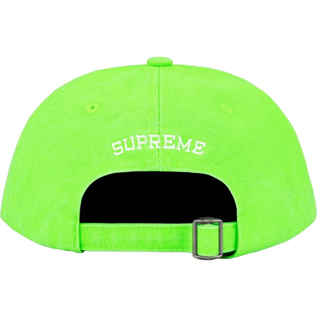 supreme-23ss-pigment-canvas-s-logo-6-panel