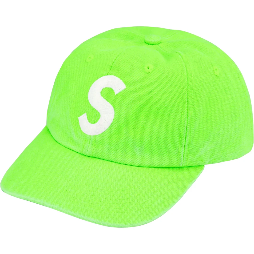 supreme-23ss-pigment-canvas-s-logo-6-panel