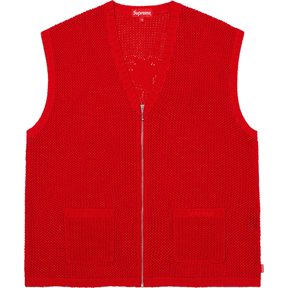 ベストsupreme × Modd Deep zip up sweater vest - ベスト