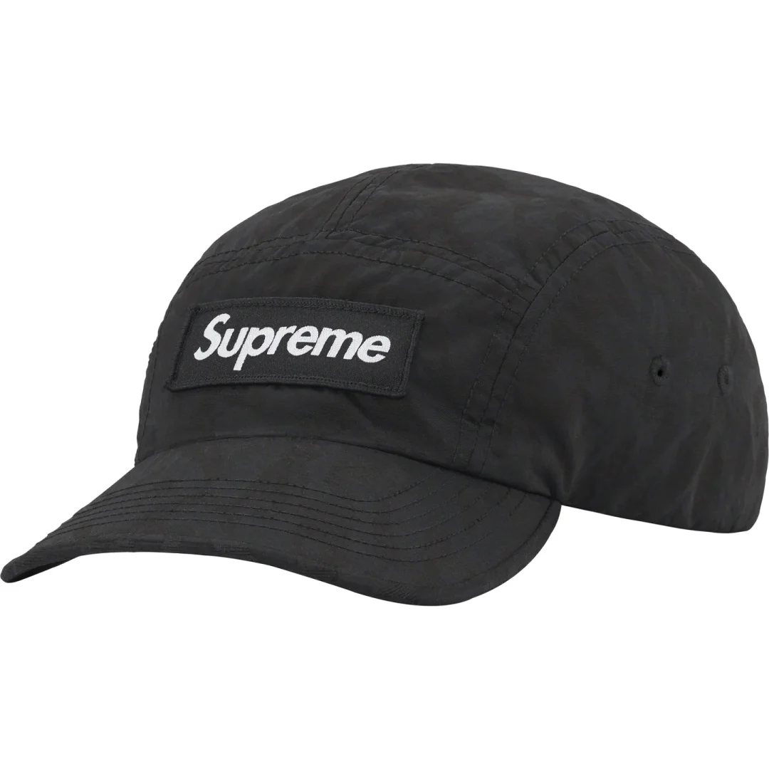 supreme-23ss-overdyed-camo-nylon-camp-cap