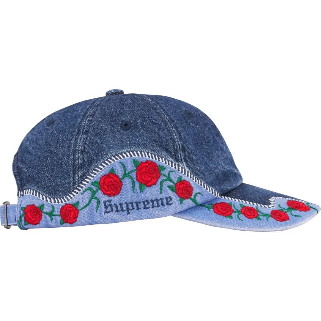 supreme-23ss-roses-6-panel