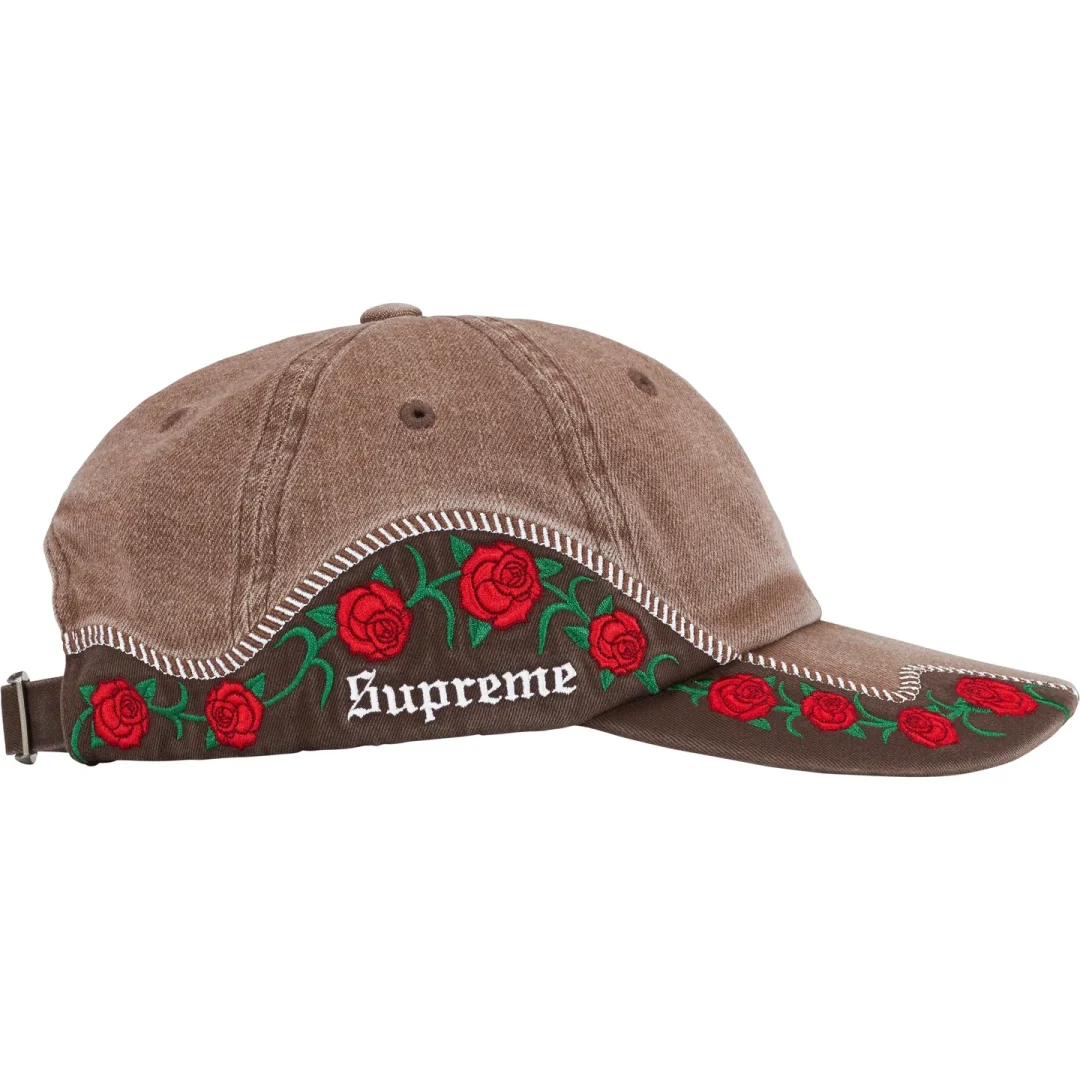 supreme-23ss-roses-6-panel
