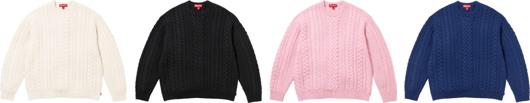 supreme-23fw-23aw-applique-cable-knit-sweater