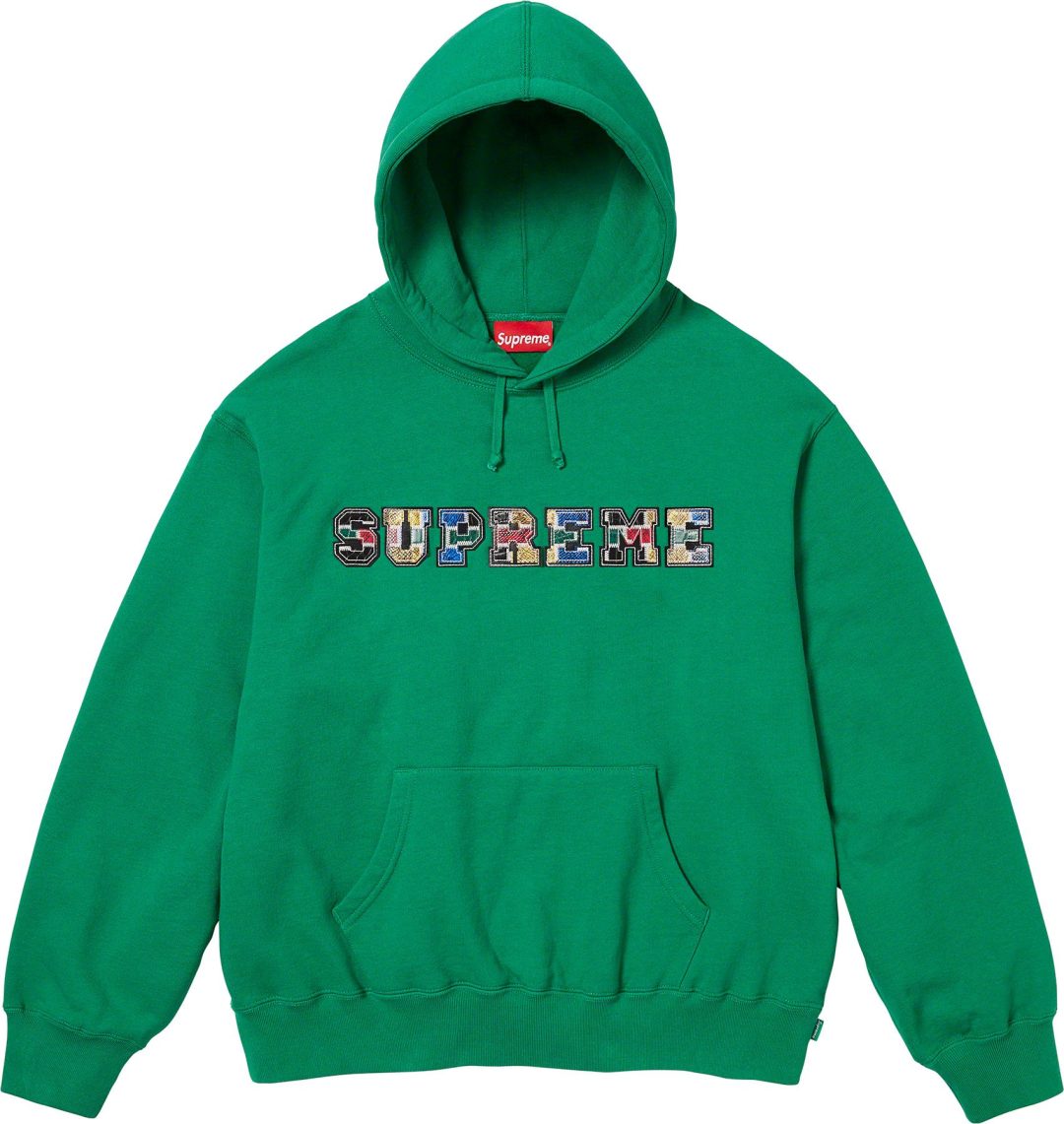 supreme-23fw-23aw-collegiate-patchwork-leather-hooded-sweatshirt