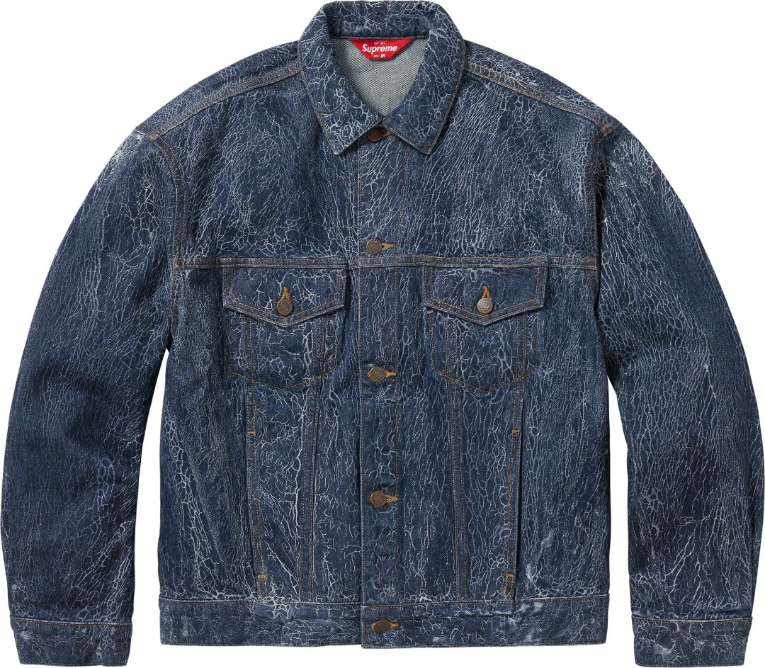 supreme-23fw-23aw-crackle-denim-trucker-jacket