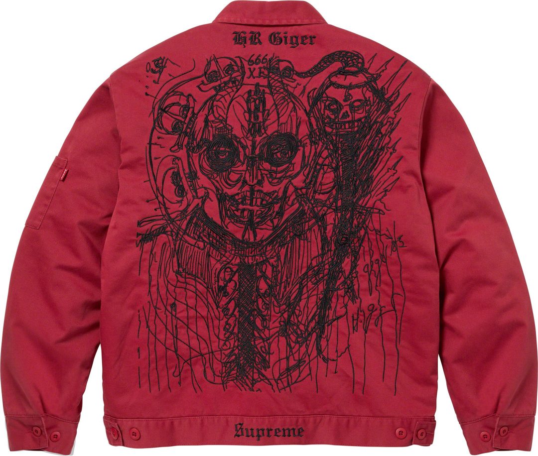 supreme-23fw-23aw-hr-giger-embroidered-work-jacket