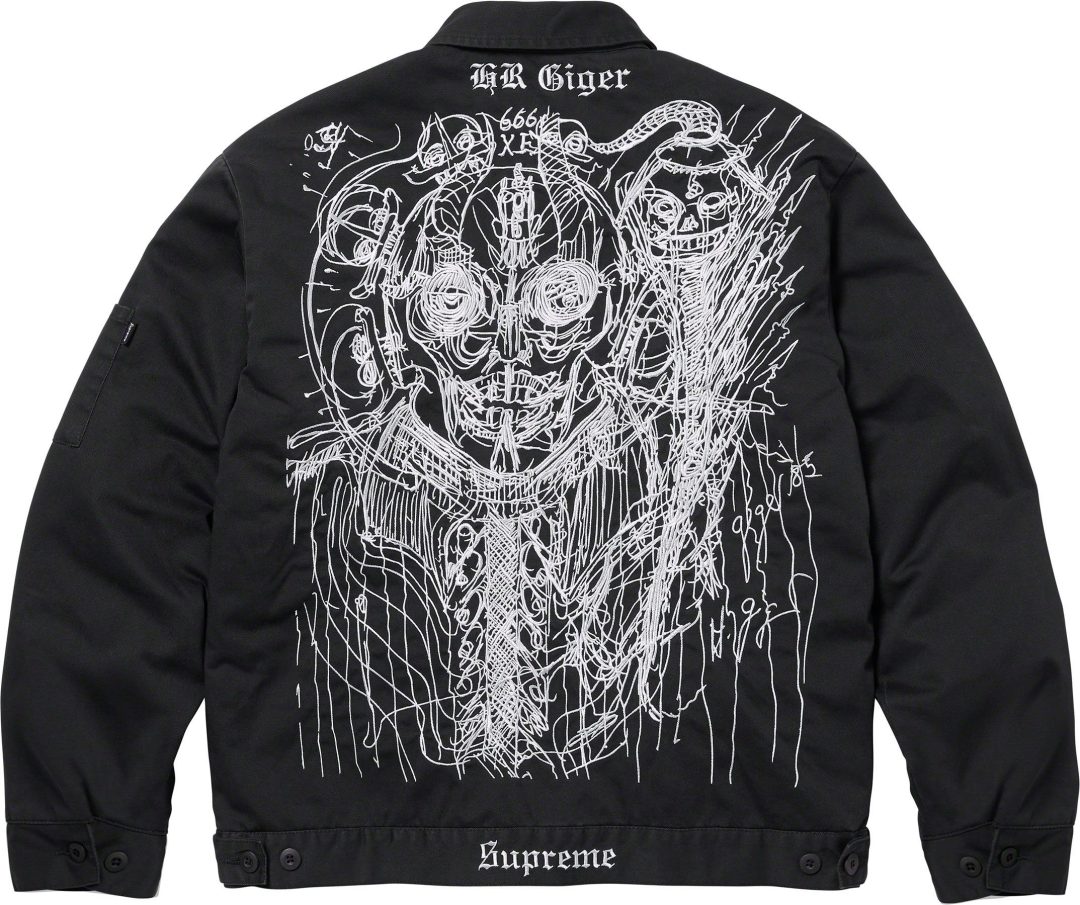 supreme-23fw-23aw-hr-giger-embroidered-work-jacket