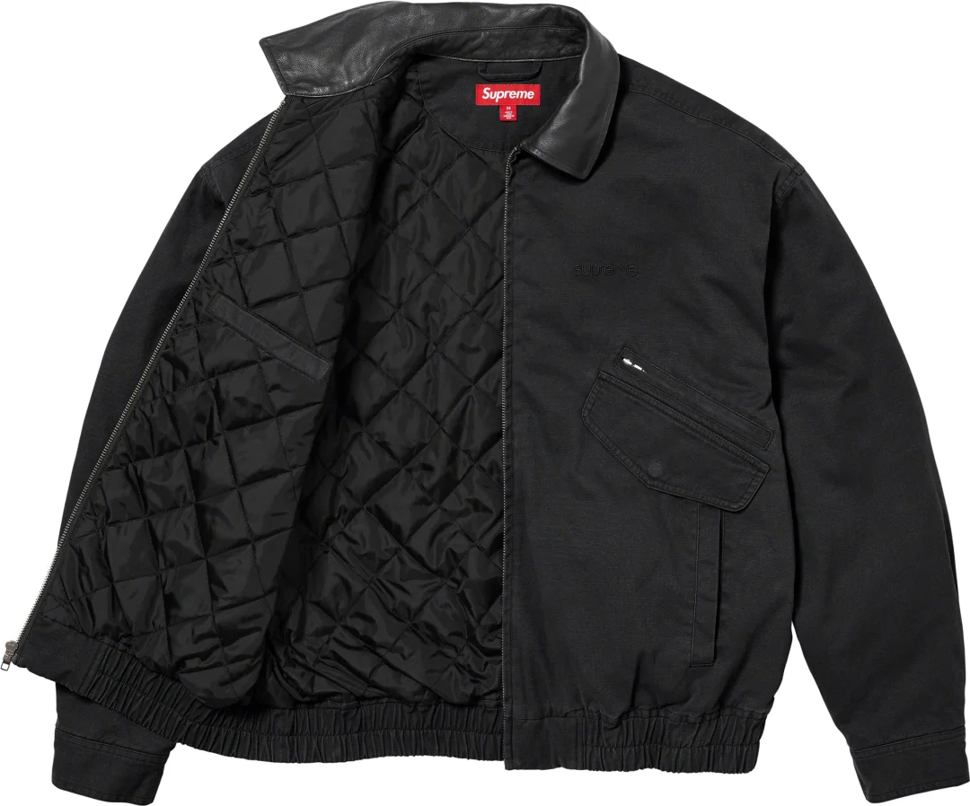 supreme-23fw-23aw-leather-collar-utility-jacket