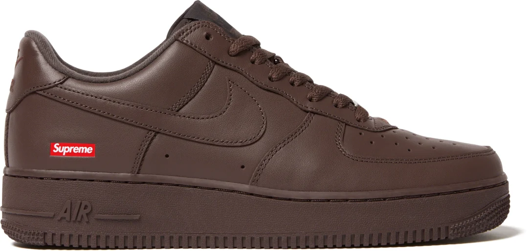 supreme-23fw-23aw-nike-air-force-1-low-brown