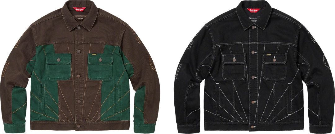 supreme-23fw-23aw-radial-embroidered-denim-trucker-jacket