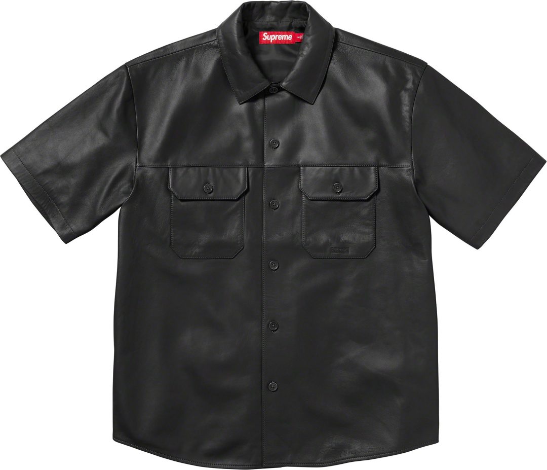 supreme-23fw-23aw-ss-leather-work-shirt