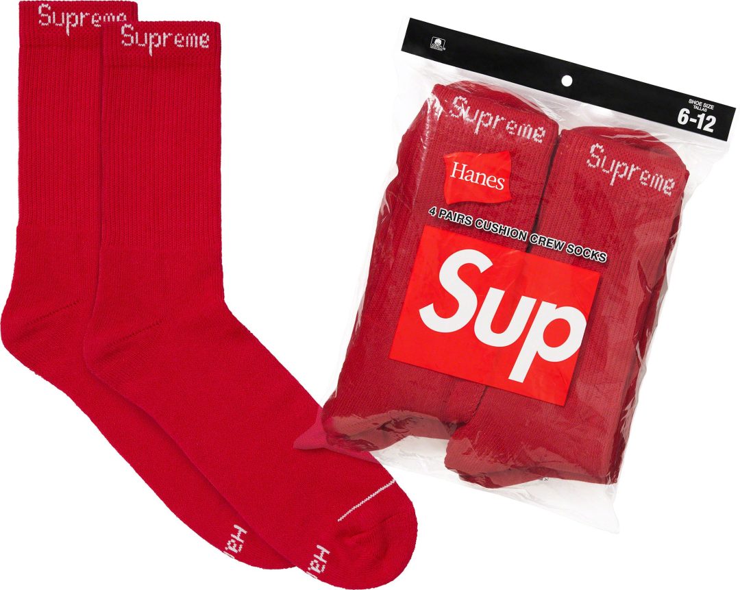 supreme-23fw-23aw-supreme-hanes-crew-socks-4-pack